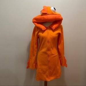 Cozy Goldfish Fleece Hooded Dress Costume